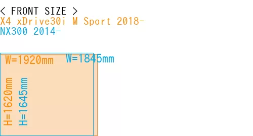 #X4 xDrive30i M Sport 2018- + NX300 2014-